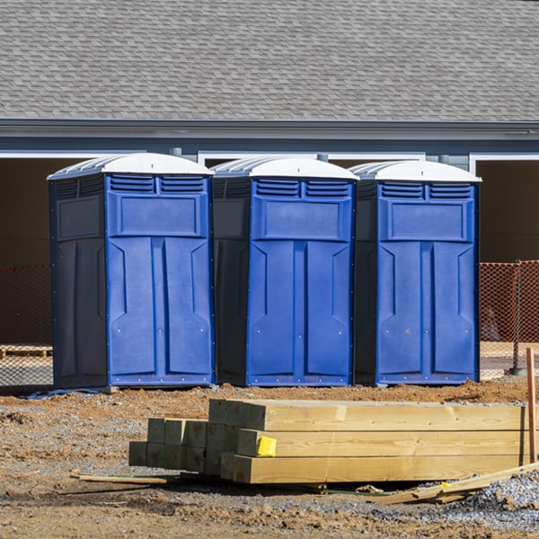 what is the maximum capacity for a single portable restroom in Windthorst TX